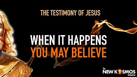 Jesus’ predictions validated his testimony