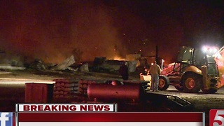 Fire Destroys GM Barn In Spring Hill