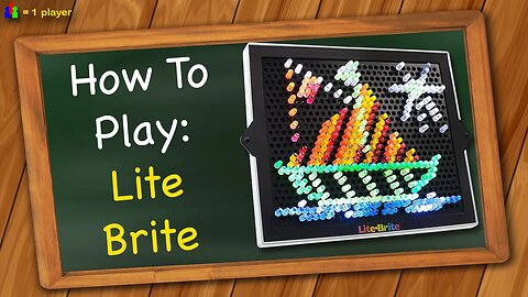 How to play Lite Brite