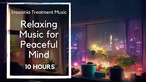 Insomnia Treatment Music: Night Rain, Sleep Music That Comforts You Relaxing Music for Peaceful Mind