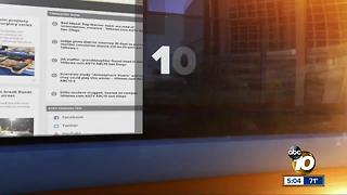10News at 5pm Top Stories