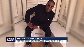 Flower shop owner killed outside his Detroit home