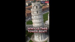 Why the tower is bent? #factsnews #shorts