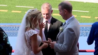 East Lancaster Couple Ties the Knot at Bills Stadium