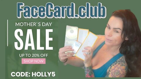 FaceCard.Club SALE 25% OFF CODE (HOLLY5) Lip Plumping / Mother's Day SALE / Unboxing Filler Botox