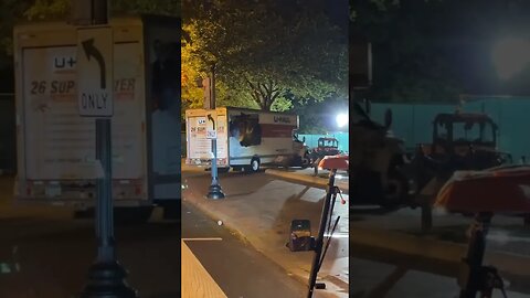 Moment U-Haul truck crashes near White House in Lafayette Square