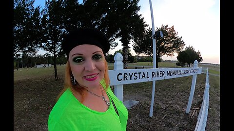 Crystal River Memorial Park Cemetery. Crystal River FL. This is Cal O'Ween!