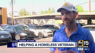 Helping a homeless veteran