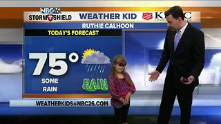 Meet Ruthie Calhoon, our NBC26 Weather Kid of the Week!