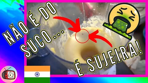 Reagindo a Comidas de Rua: ÍNDIA! VAI ATÉ A COROA? Conheça o SUCO DE ABACAXI INDIANO | Veja Aqui #23