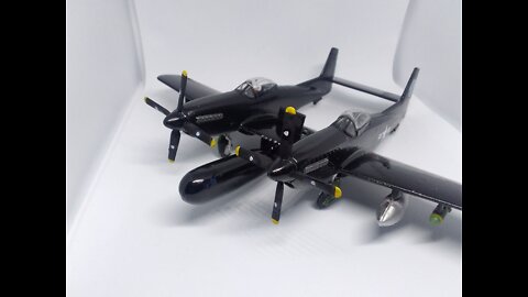 Twin Mustang F-82F, 1/72 Monogram kit,step by step building
