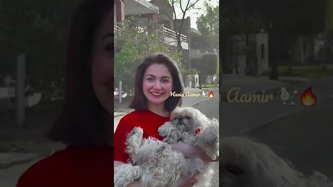 HANIA AMIR || Apny Dost ki Puppy ko apny Gar ly Jaty Hovy || #haniaamir #shorts #india #viral