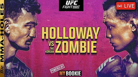 🔴UFC Singapore: Max Holloway vs "Korean Zombie" Chan Sung Jung | LIVE Fight Reaction!