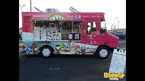 SUPER CUTE 2002 16' Freightliner MT45 Ice Cream Truck | Diesel Ice Cream Truck for Sale