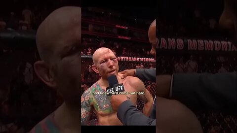 How tough is Josh Emmett , post fight interview #ufc #joshemmett #iliatopuria