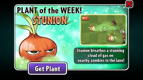 Plants vs Zombies 2 - Epic Quest - Seedium Plant Showcase - Stunion - September 2022