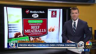 Beef meatballs shipped to Florida recalled