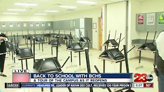 A Look Inside BCHS' Converted Classroom Ahead of School Reopening