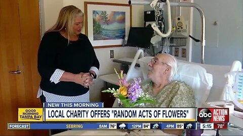 Nonprofit repurposes day-old bouquets and gives them to vets