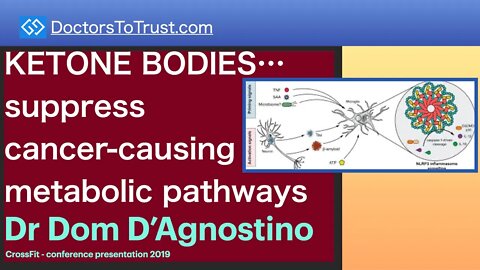 DOM D’AGNOSTINO 6 | KETONE BODIES…suppress cancer-causing metabolic pathways