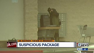 Shopping center reopens after package scare