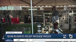 San Diego leaders approve $20M in business relief