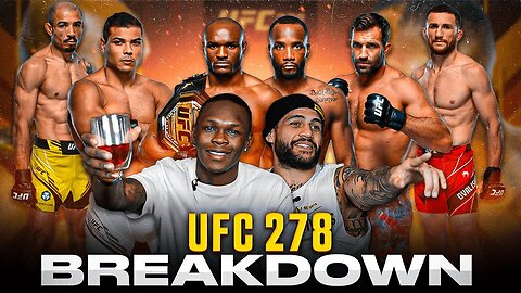 Israel Adesanya & Tyson Pedro Breakdown UFC 278: Usman vs Edwards 2