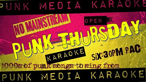 #livekaraoke #karaoke #punkmediakaraoke ... SING SING SING