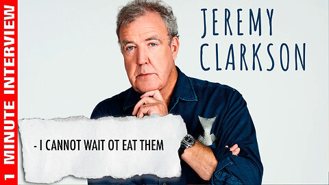 Jeremy Clarkson one minute interview #jeremyclarkson #clarksonsfarm #clarkson