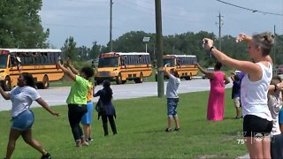 Manatee Schools holds bus parade to celebrate end of the 2019-2020 school year