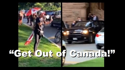 Canadians Yell & Swear at Justin Trudeau after Meeting with Doug Ford in Queens Park | Aug 31st 2022