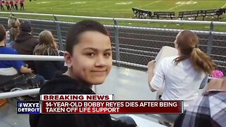 14-year-old Bobby Reyes dies after being taken off life support