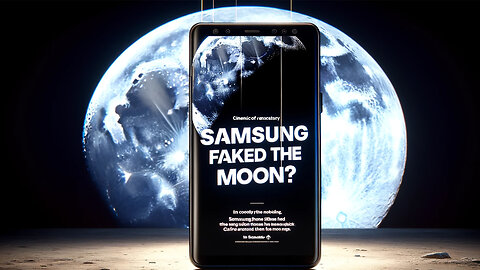 🌙Is the MOON Fake or is Samsung just fooling us with fake Images of the MOON with their Phones🌙