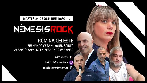 NÉMESIS ROCK - Con Romina Celeste, Fer Vega, Dr. Sciuto, Alberto Raimundi, y Ferreira [24.10.2023]