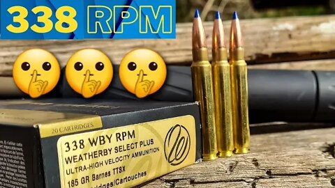 Suppressed 338 WBY RPM