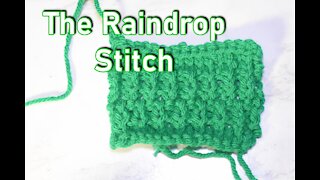 How to Knit the Raindrop Stitch