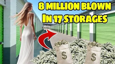 She spent 8 million in inheritance on her abandoned storage units