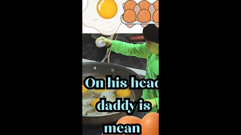 Crack an egg on your kid challeng