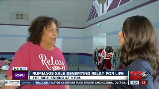 Rummage sale benefiting Relay for Life