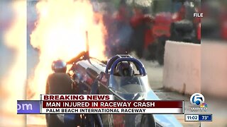 Man injured in crash at Palm Beach International Raceway