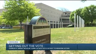 Charles H. Wright Museum helping to register voters