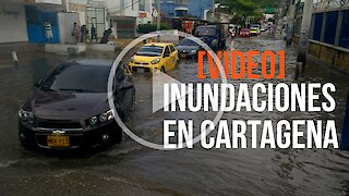 Compilado de las mayores inundaciones por lluvias en Cartagena