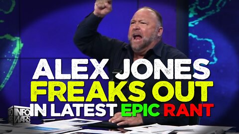 Alex Jones Freaks Out In Latest Epic Rant!