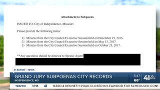 Grand jury subpoenas city records