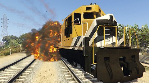 WTF the train in gta5 made up of?????