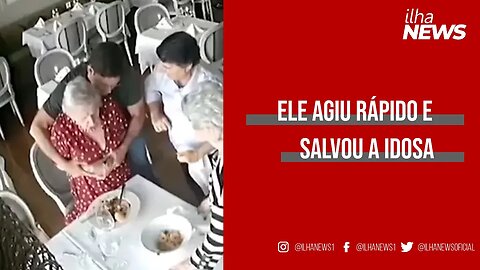 Ex-ministro de Bolsonaro salva idosa que se engasgou em almoço; ASSISTA!