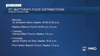 Southwest Florida food distributions