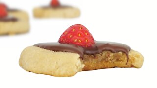 Strawberry Chocolate Cookies - Gluten Free