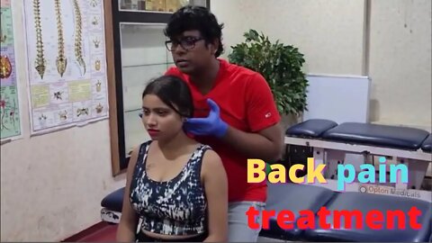 Back pain treatment II Chiropractic treatment II