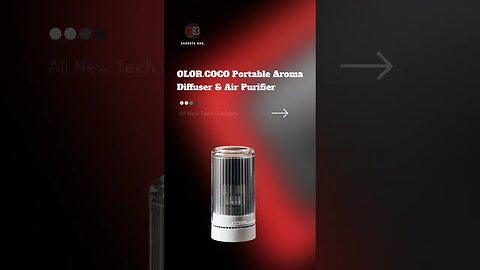 OLOR.COCO Portable Aroma Diffuser & Air Purifier #airpurifier #olor.coco #portableairpurifier